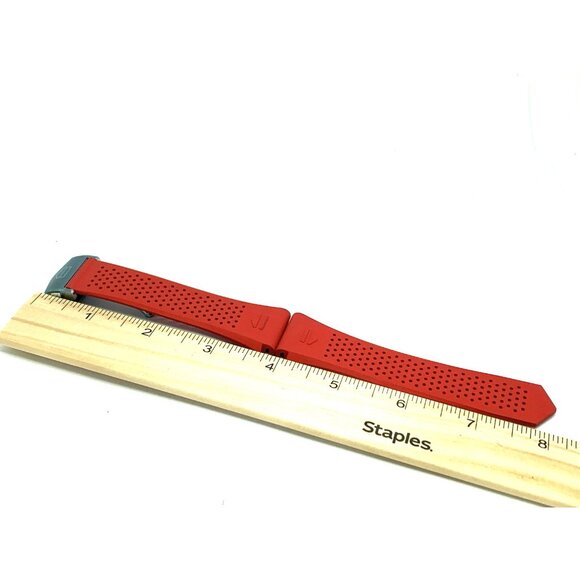 Tag Heuer Connected Men's Watch Replacement Band Red Rubber Strap 22/26mm Lug - Picture 5 of 10